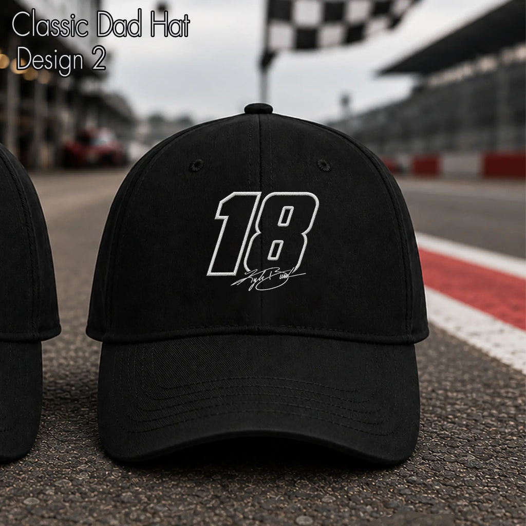 [Embroided Hat] Embroided Kyle Busch Classic Dad Hat, Forever Rowdy Racing Fan Gift Hat