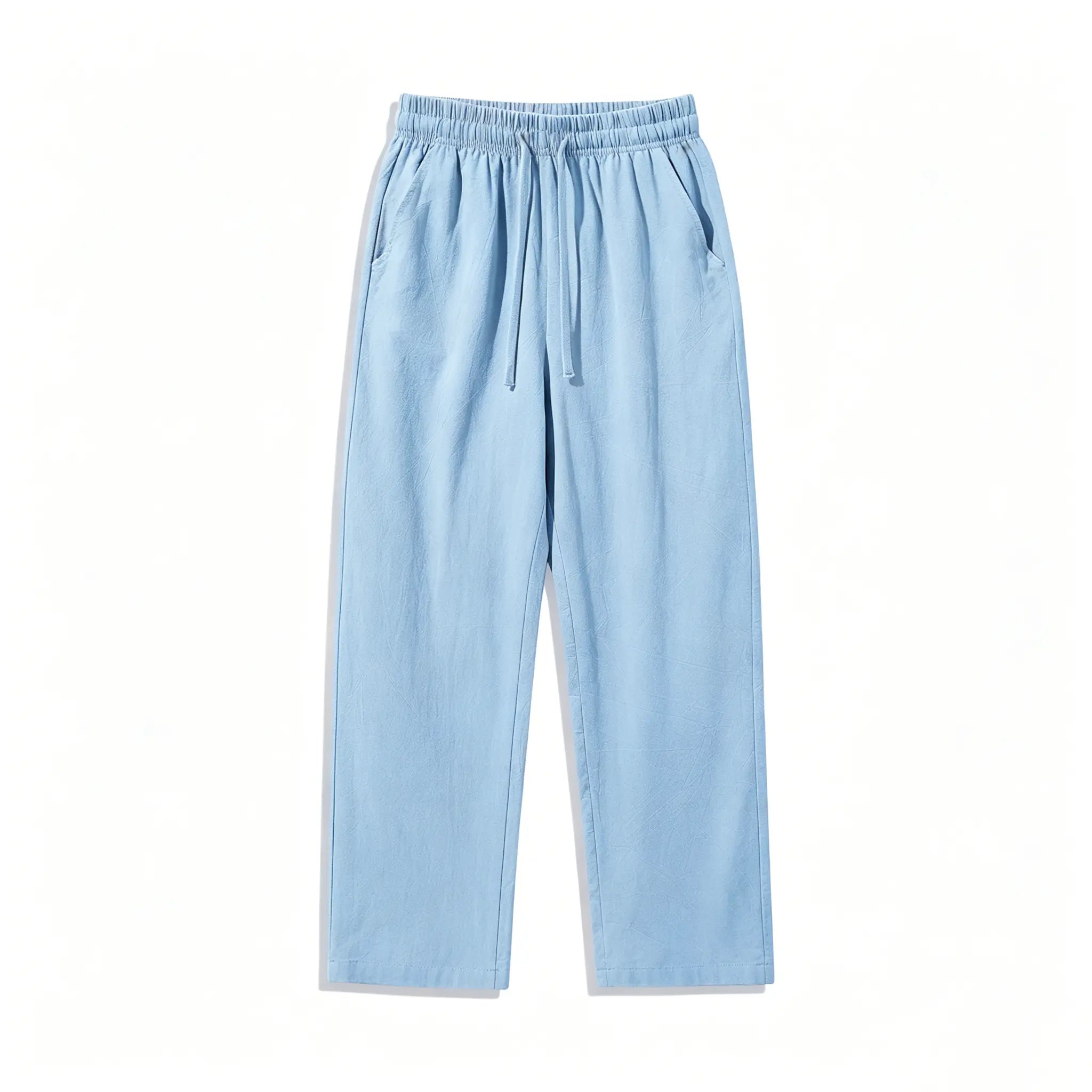 Ultimate Comfort: 4-Pack 100% Cotton Linen Wide Leg Pants for Men & Women - Summer Casual, Breathable, and Stylish!