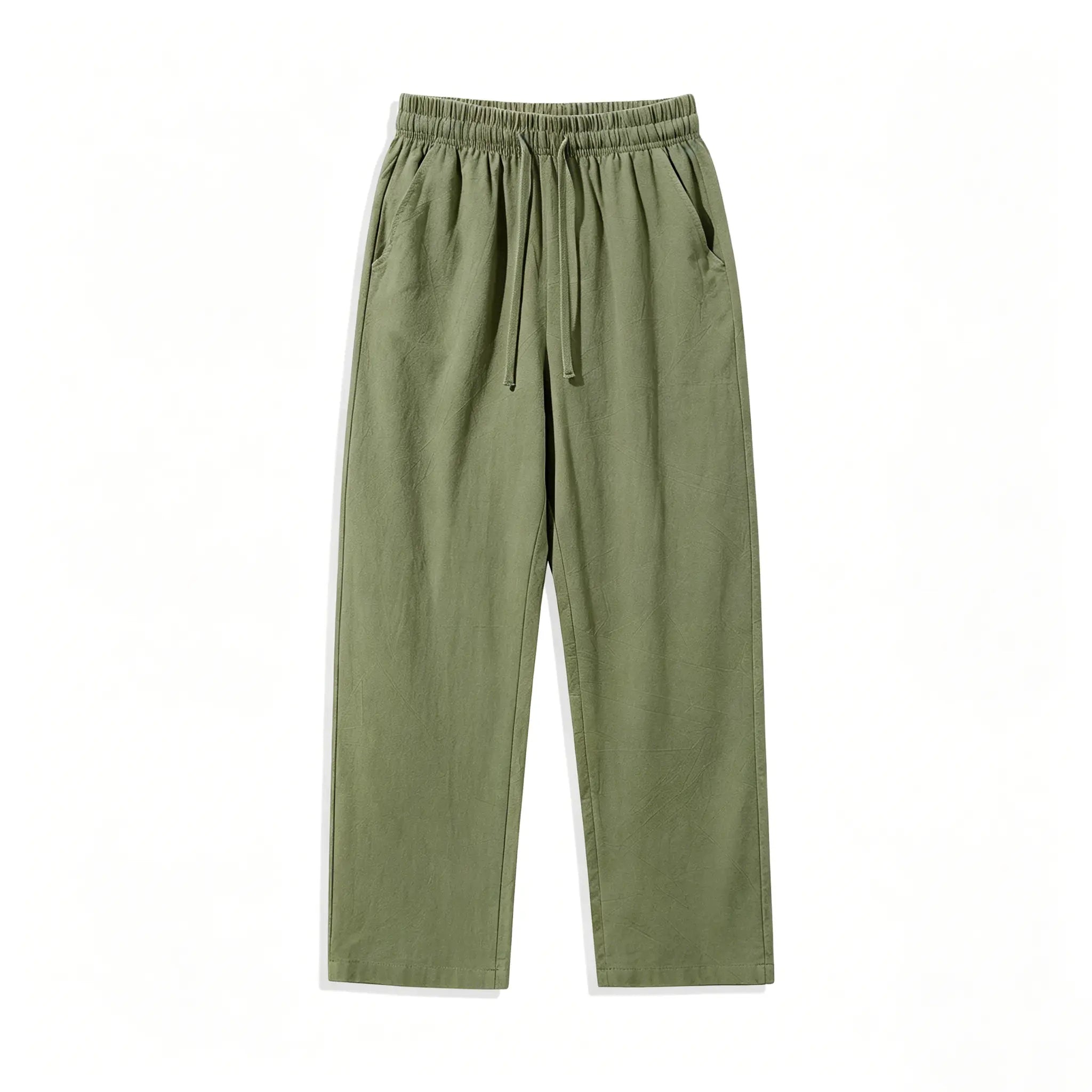 Ultimate Comfort: 4-Pack 100% Cotton Linen Wide Leg Pants for Men & Women - Summer Casual, Breathable, and Stylish!