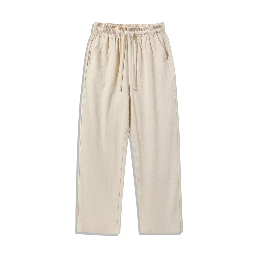 Ultimate Comfort: 4-Pack 100% Cotton Linen Wide Leg Pants for Men & Women - Summer Casual, Breathable, and Stylish!